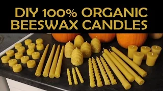 DIY Beeswax Candles