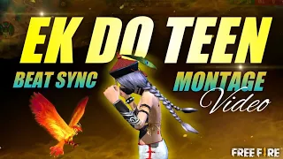 Ek do teen Song Free fire Montage || GS RAJ FF