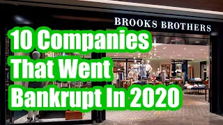 10 companies that went bankrupt in 2020