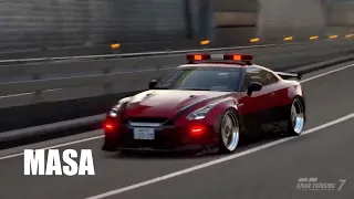 西部警察カラーGT-R   crash from No1 340