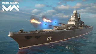 CN HUAQING (BBE-01) Very Strong chinese Battleship in online match : Modern Warships