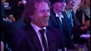 Heath Ledger & Sharon Strzelecki funny moments at the AFI Awards