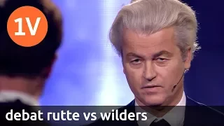 DEBAT | Mark Rutte (VVD) vs Geert Wilders (PVV) | 2017