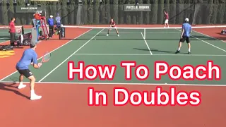 How To Poach Like A Pro (Advanced Tennis Doubles Strategy)