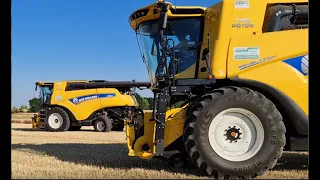 Ernte 2022 / Gerste / 3xNew Holland CR9.80 / RAW SOUND FIELDRECORDING