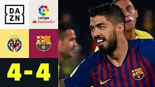 Luis Suarez krönt irre Barca-Aufholjagd: Villarreal - FC Barcelona 4:4 | La Liga | DAZN Highlights