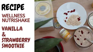 NEW RECIPE OF WELLNESS BY ORIFLAME NUTRISHAKE | VANILLA & CRANBERRY SMOOTHIE