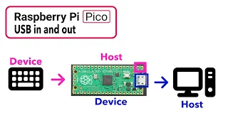 Pico - USB (host) in and (device) out