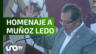 Diputados rinden homenaje de cuerpo presente a Porfirio Muñoz Ledo.