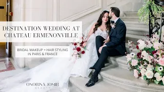 I & P's Romantic Destination Wedding in France | Domaine Château d'Ermenonville | Peony Moments