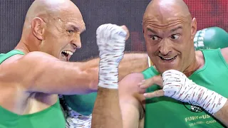 IMPRESSIVE!! Tyson Fury • FULL PUBLIC WORKOUT vs. Oleksandr Usyk | Frank Warren Boxing