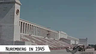 Show for the US-troops at the "Reichsparteitagsgelände" in Nuremberg (April 1945)