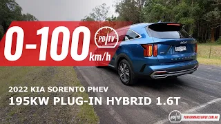 2022 Kia Sorento PHEV GT-Line 0-100km/h & engine sound