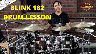How to play 'All The Small Things' by Blink 182 on drums - Drum Lesson
