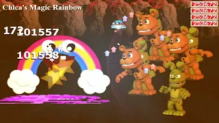 4 level 50000 springtraps vs chicas magic rainbow