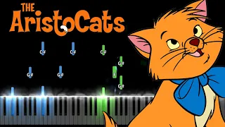 Scales and Arpeggios from The Aristocats Piano Tutorial