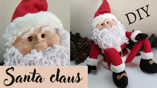Como hacer un Santa Claus o papá noel/manualidades navideñas