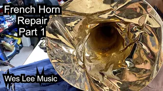 French Horn Repair part 1- Wes Lee Music