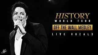 OFF THE WALL MEDLEY - HIStory World Tour - Live Vocals (Made with AI) | Michael Jackson