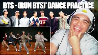 BTS (방탄소년단) '달려라 방탄 (Run BTS)' Dance Practice Reaction