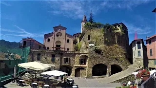 A Day in One of The Most Beautiful Medieval Villages Apricale and Dolce Acqua. Italy