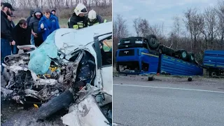 07.04.2024г - «Даже МАЗ ушатали». Трое рабочих из Москвы погибли в ДТП в Волгоградской области.