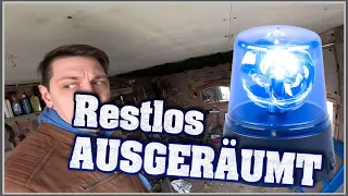 👮‍♂️ LEERGERÄUMT, 🚓 ALLES WEG !