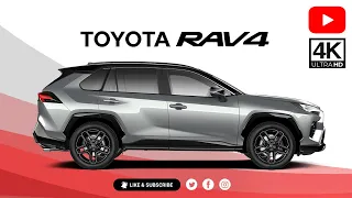 Toyota RAV4 Hybrid - Official Colors "animated" 4K