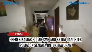 Polisi Grebek Kamar Ketua Gangster Depok Pemasok Senjata Untuk Tawuran, Ternyata Masih Bocil