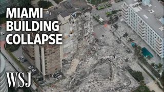 Video Shows Moment of Miami Building Collapse | WSJ