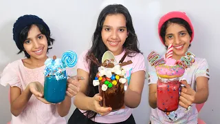 ! Crazy candy milkshake challenge
