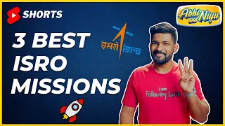 3 EXCITING ISRO missions #abhiandniyu #shorts