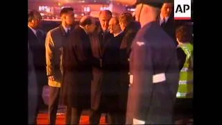 UK: RUSSIAN PRESIDENT VLADIMIR PUTIN VISIT: ARRIVAL