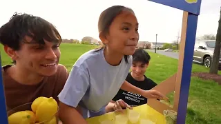 Lucas and Marcus! Thief STEALS Money From Our Little Sister’s Lemonade Stand