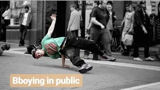 Bboying in public || Breakdance on streets in front of peoples || best moves, public reactions ||