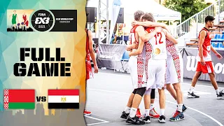 Belarus vs Egypt | Men's - Full Game | FIBA 3x3 U18 World Cup