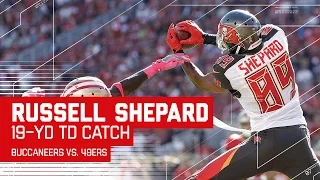 Jameis Winston Floats a Great TD Pass to Russell Shepard! | Buccaneers vs. 49ers | NFL