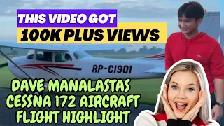 DAVE MANALASTAS CESSNA 172 AIRCRAFT FLIGHT HIGHLIGHT🥰❤️😍 #davemanalastas #davemanalastasangels