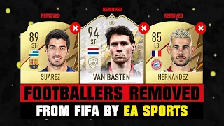 FOOTBALLERS REMOVED BY **EA SPORTS** ❌😔 ft. Hernandez, Suarez, Van Basten… etc