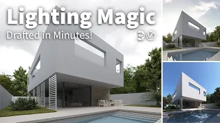 Exterior lighting in 3ds max: How to Set Up Perfect Lighting in Minutes! V-ray and 3DS MAX