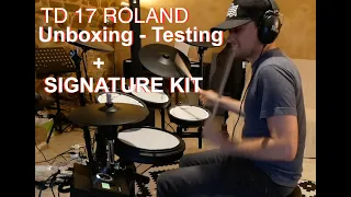 Roland TD-17 kvx - Unboxing-Testing - Damien Schmitt [Official Video]