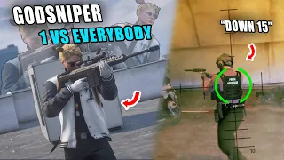 AKSI EPIC BRIAN MEMBUNUH 18 POLISI DENGAN SNIPER !! AKU VS 1 BATALION POLISI !!  | GTA 5 ROLEPLAY