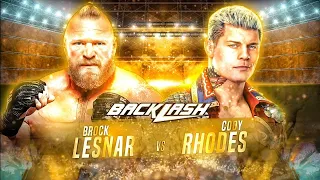 FULL MATCH - CODY RHODES VS BROCK LESNAR: BACKLASH 2023 | WWE 2K23