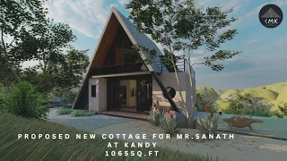 PROPOSED NEW COTTAGE FOR MR SANATH VIDANAGAMAGE  AT KANDY (SANAATHANA ASHRAMAYA)