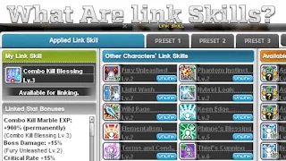 Best links skills for training and bossing in Maplestory