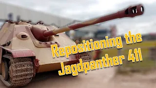 Starting & Moving the Jagdpanther 411 - WWII Tank Destroyer