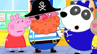 Peppa Pig Official Channel | 🌟Pirate Treasure at the Police Station 🎃 Halloween Pirate Special