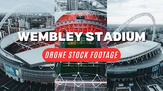 Wembley Stadium | Drone Stock Footage 4K