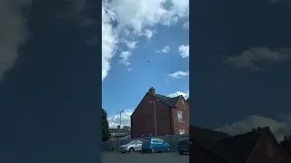 FLYING tent leaves onlookers in hysterics as it floats away during windy UK weather