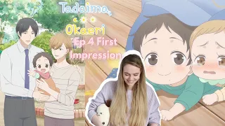 ADORABLE NEW ADDITION TO THE FAMILY?! Tadaima, Okaeri (ただいま、おかえり) Ep 4 First Impressions Reaction